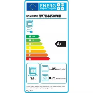 Four encastrable  fonction vapeur							SAMSUNG 				NV7B4450VCB