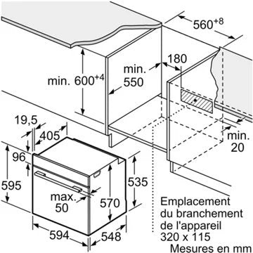 Four encastrable 							NEFF				B3ACE4AN3F