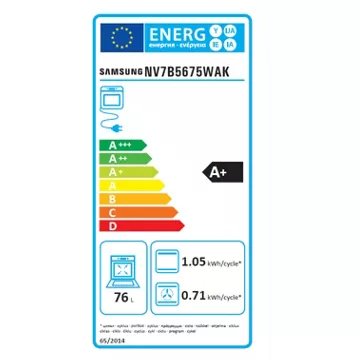 Four encastrable  fonction vapeur							SAMSUNG 				NV7B5675WAK