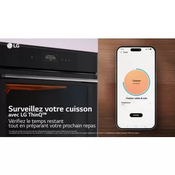 Four encastrable  fonction vapeur							LG				WS9D7672CS SteamAssist