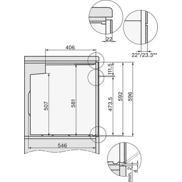 Four encastrable  fonction vapeur							MIELE				H 7165 BP HydraCook