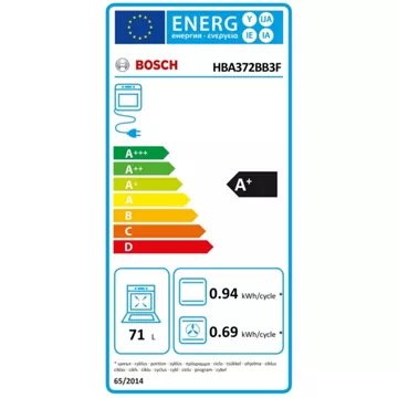 Four encastrable 							BOSCH				HBA372BB3F Serenity