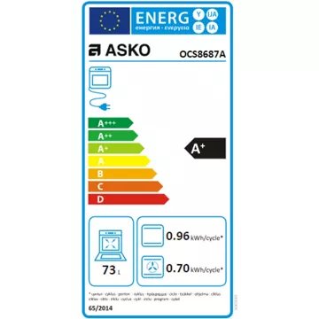 Four encastrable  fonction vapeur							ASKO				OCS8687A2