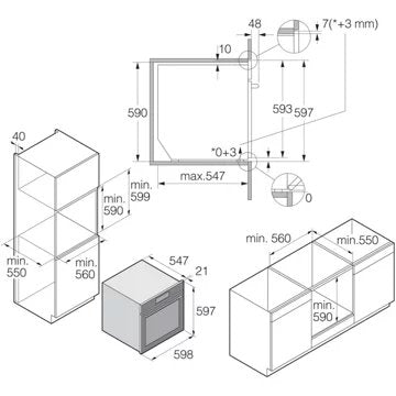 Four encastrable 							ASKO				OP8678G