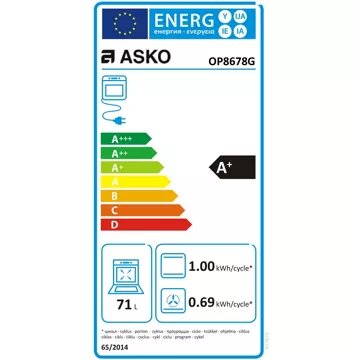 Four encastrable 							ASKO				OP8678G