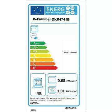 Four encastrable 							DE DIETRICH				DKR4741B CombiSteam