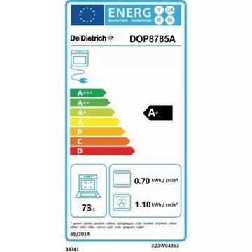 Four encastrable 							DE DIETRICH				DOP8785A PERFECT SENSOR