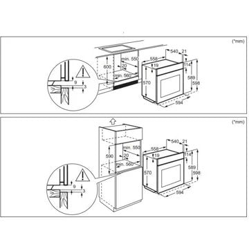 Four encastrable 							ESSENTIELB				EFMP 581b2