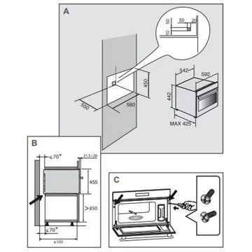 Four encastrable  fonction vapeur							DE DIETRICH				DKV7340A