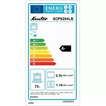 Four encastrable 							SAUTER				SOP6204LB