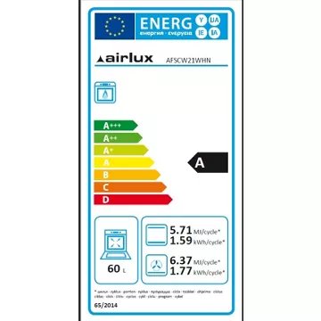 Four encastrable 							AIRLUX				AFSCW21WHN