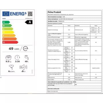 Lave linge hublot 							ASKO				W4096R.W/3