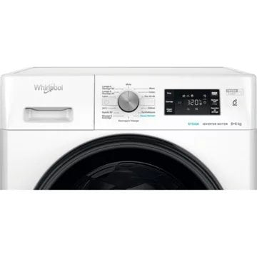 Lave linge séchant hublot 							WHIRLPOOL				FFWDB864489BVFR