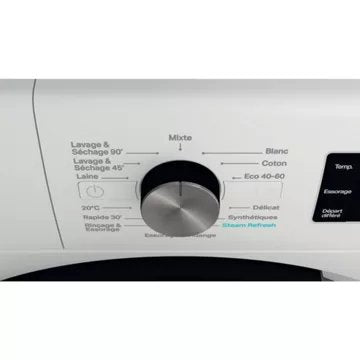 Lave linge séchant hublot 							WHIRLPOOL				FFWDB864489BVFR