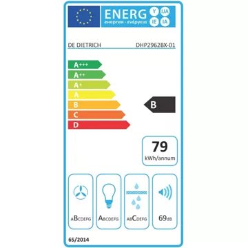 Hotte décorative murale							DE DIETRICH				DHP2962BX AutoBoost