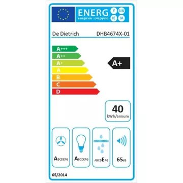 Hotte décorative murale							DE DIETRICH				DHB4674X