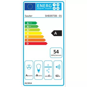 Hotte décorative murale							SAUTER				SHB3973B VarioLed