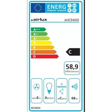 Hotte casquette							AIRLUX				AHC940IX