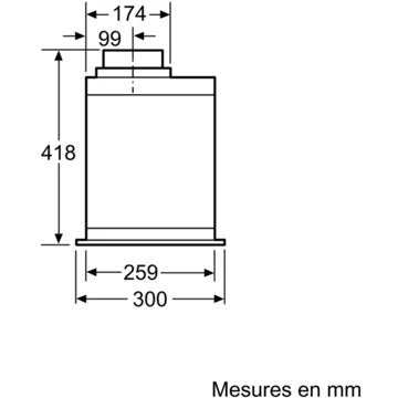 Hotte encastrable 							NEFF				D55MH56N0