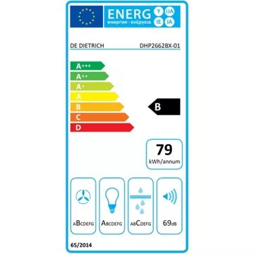 Hotte décorative murale							DE DIETRICH				DHP2662BX AutoBoost