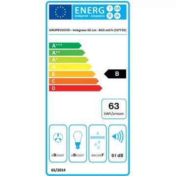 Hotte encastrable 							FALMEC				GRUPEVO3131