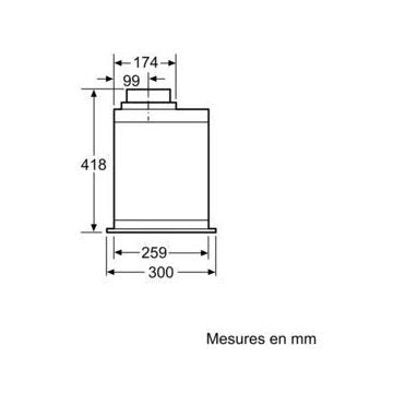 Hotte encastrable 							NEFF				D58ML66N1