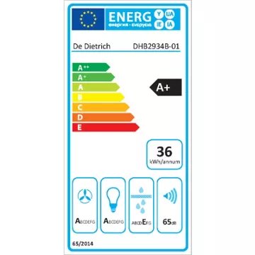 Hotte décorative murale							DE DIETRICH				DHB2934B Rotator