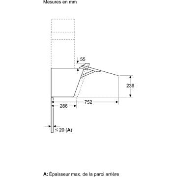 Hotte décorative murale inclinée							NEFF				D85IFN1S0