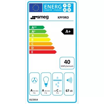 Hotte décorative murale							SMEG				KPF9RD