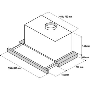 Hotte escamotable							SAUTER				SHT4630X