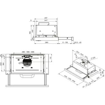 Hotte escamotable							SAUTER				SHT4630X