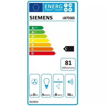 Hotte encastrable 							SIEMENS				LB75565