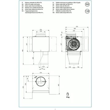 Moteur de hotte							FALMEC				MOT950