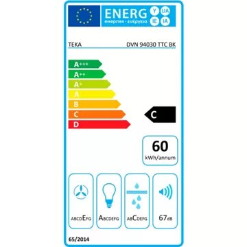 Hotte décorative murale							TEKA				DVN 94030 TTC BK