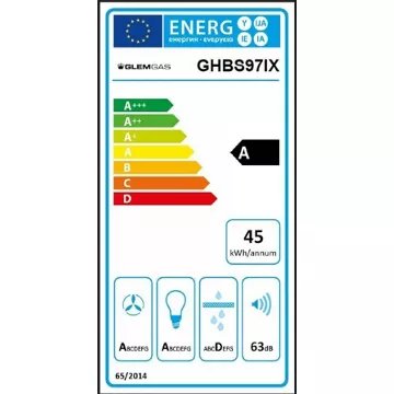 Hotte décorative murale							GLEM				GHBS97IX