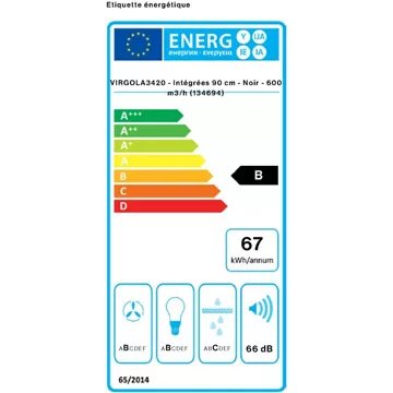 Hotte encastrable 							FALMEC				VIRGOLA3420