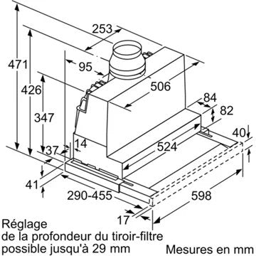 Hotte tiroir							NEFF				D46ED52X1 N50 Efficient Drive