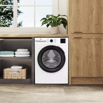 Lave linge hublot 							BEKO				BM3WFU47411B Energy Spin