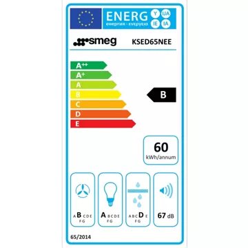 Hotte décorative murale							SMEG				KSED65NEE