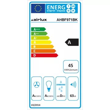 Hotte décorative murale							AIRLUX				AHBF971BK