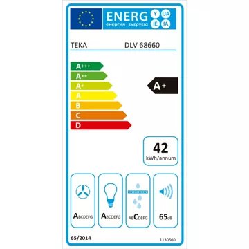 Hotte décorative murale							TEKA				DLV 68660 TOS BK