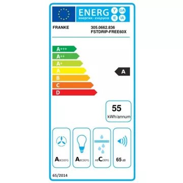 Hotte encastrable 							FRANKE				MARIS FST DRIP-FREE 60 X