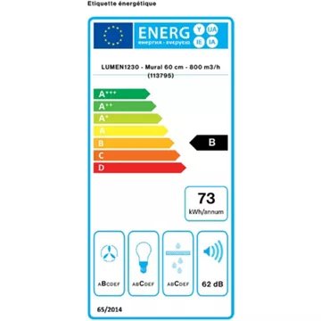 Hotte décorative murale							FALMEC				LUMEN1230