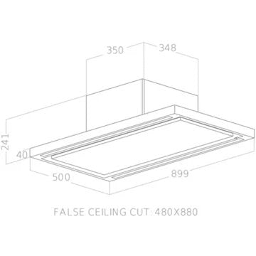 Hotte plafond							ELICA				CLOUD SEVEN IX/A/90