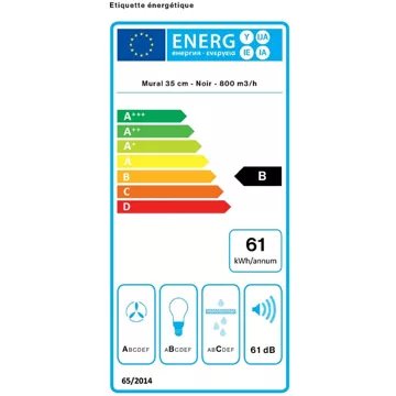 Hotte décorative murale							FALMEC				POLAR1120