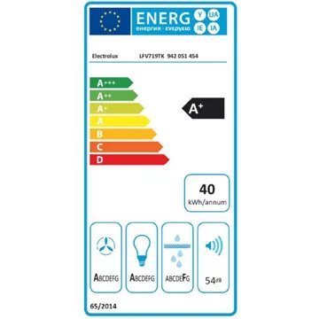 Hotte décorative murale							ELECTROLUX				LFV719TK