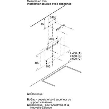 Hotte décorative murale inclinée							SIEMENS				LC91KLT60