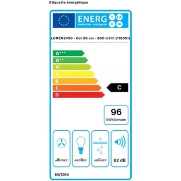 Hotte décorative îlot							FALMEC				LUMEN2430