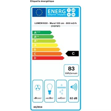 Hotte décorative murale							FALMEC				LUMEN1630