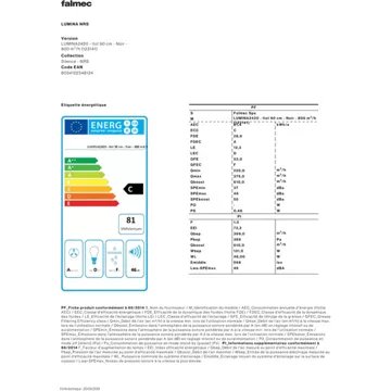 Hotte décorative îlot							FALMEC				LUMINA2420